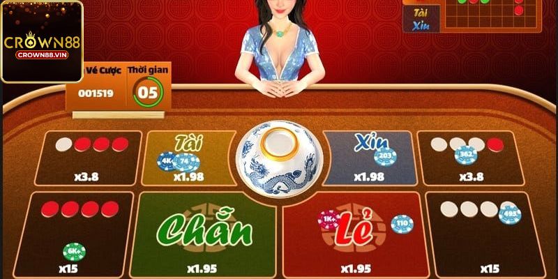 Quy tắc của trò chơi xóc đĩa Crown88